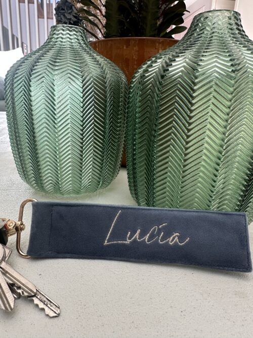 Llavero Celeste personalizado