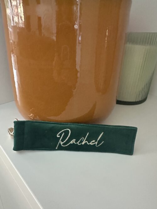 Llavero Verde inglés personalizado