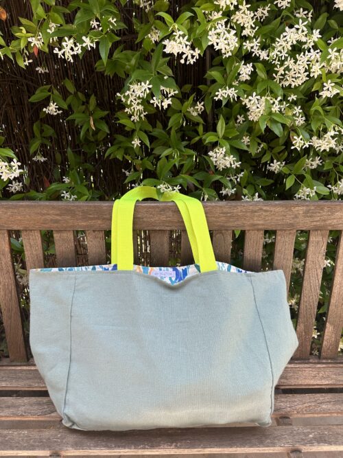 Bolso Mallorca amarillo flúor