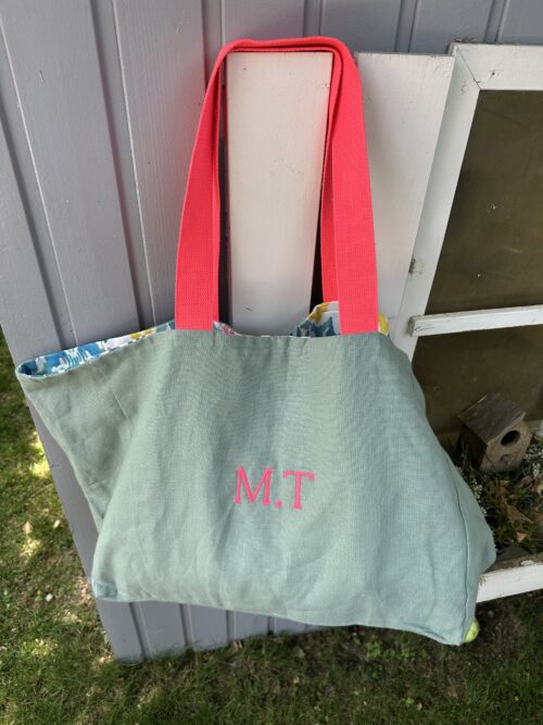 Bolsa Mallorca rosa flúor